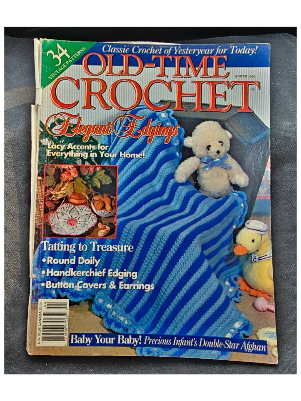 Vintage Old-Time Crochet 34 Vintage Patterns Winter 1994